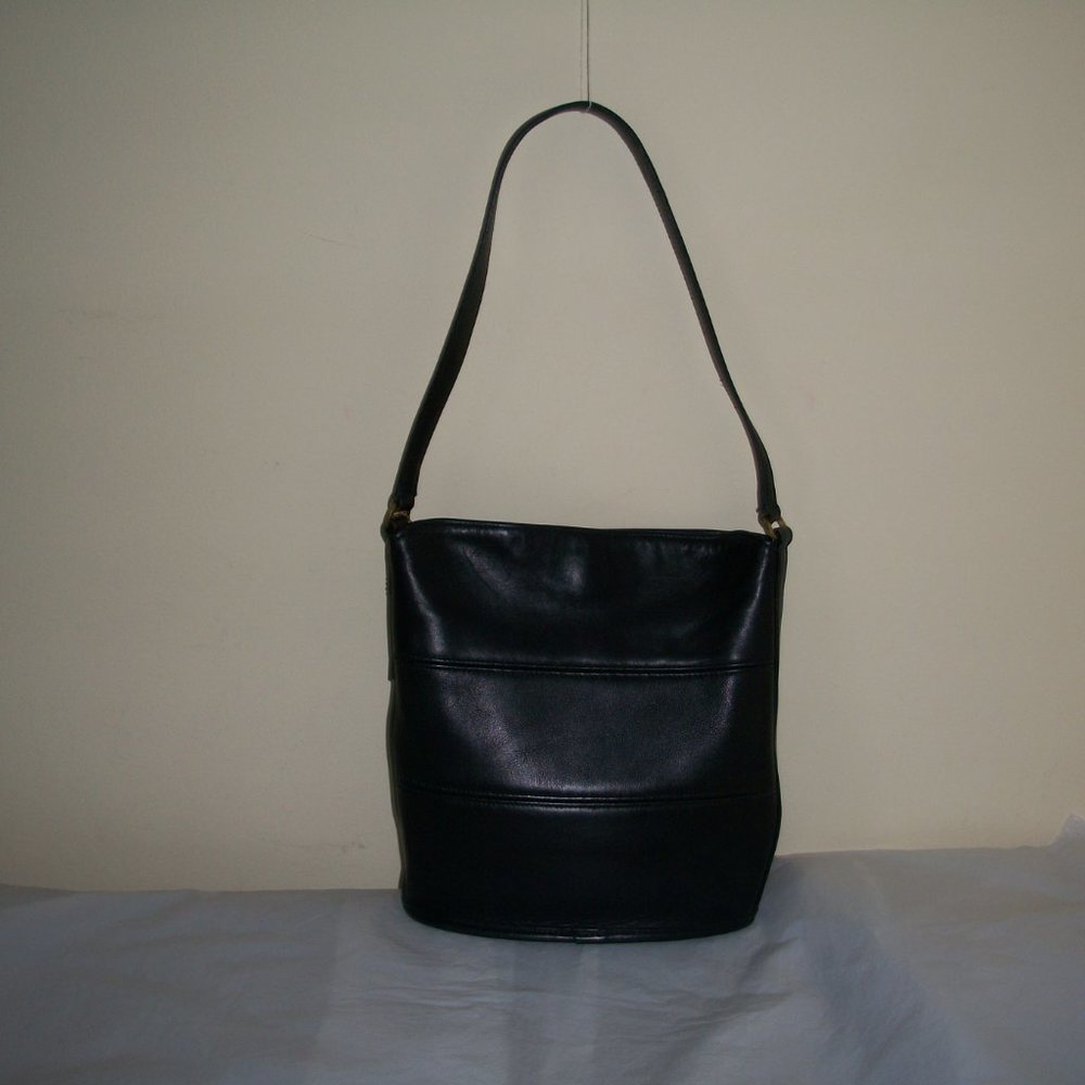 Coach Vintage Dark Blue Tribeca Shopper /Crossbody Bag - Picture 2 of 15